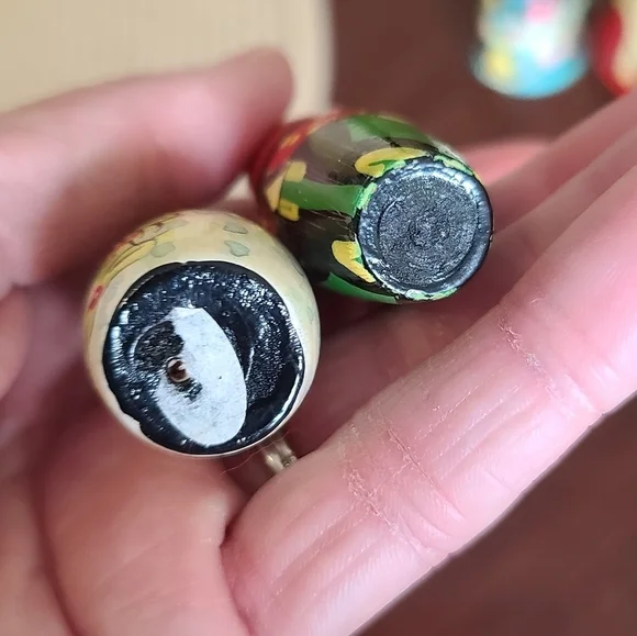 Hand painted vintage Russian collection of Christmas decor - Picture 5 of 11